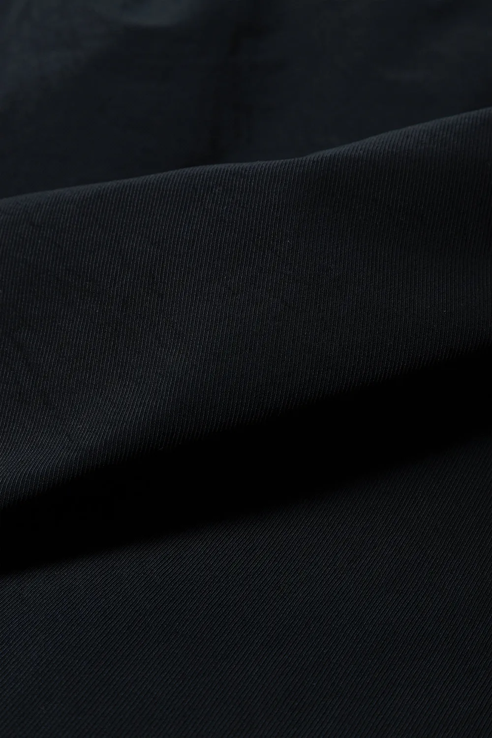 One Tuck Tapered Stretch Twill Pants - Dark Navy