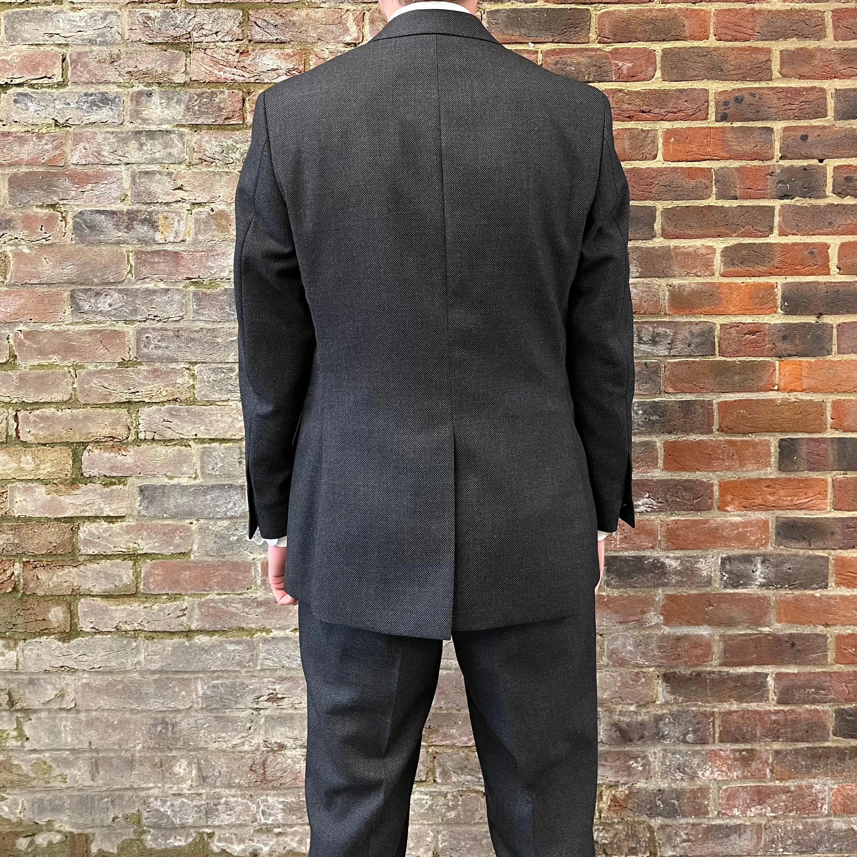 Regent Heritage - 'Charles' Suit - Grey Birdseye Wool 400g - Dugdale Bros.