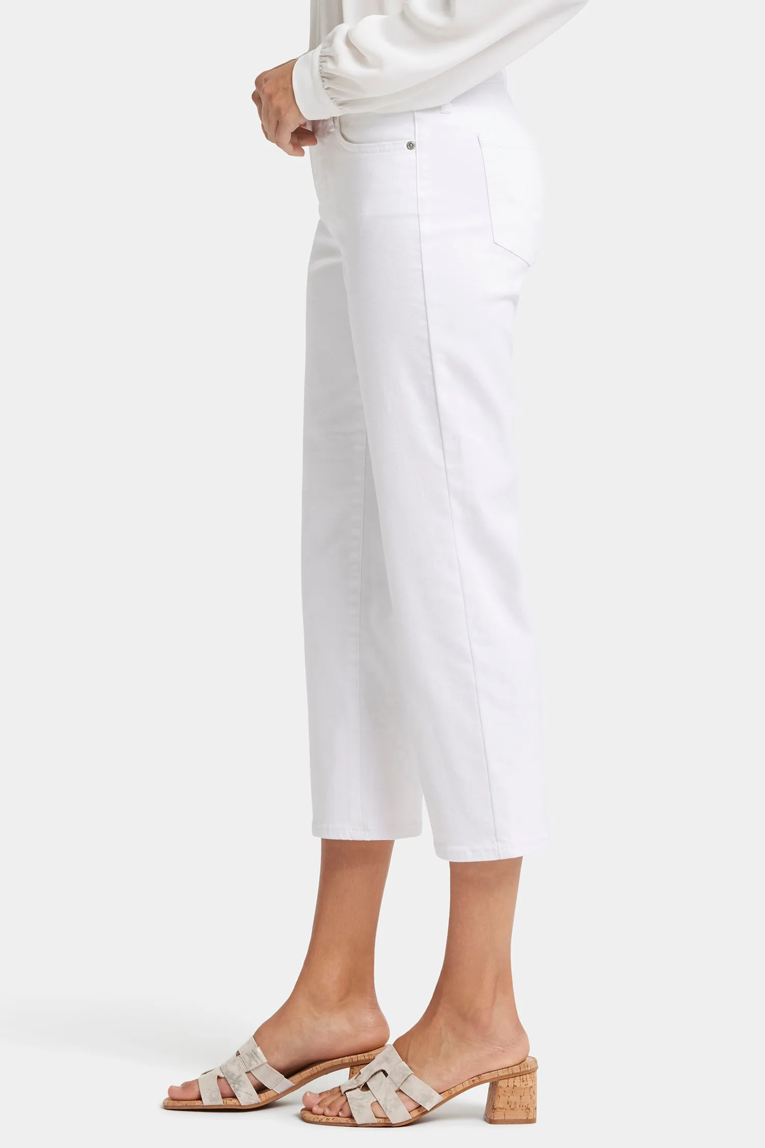 Relaxed Piper Crop Jeans - Optic White