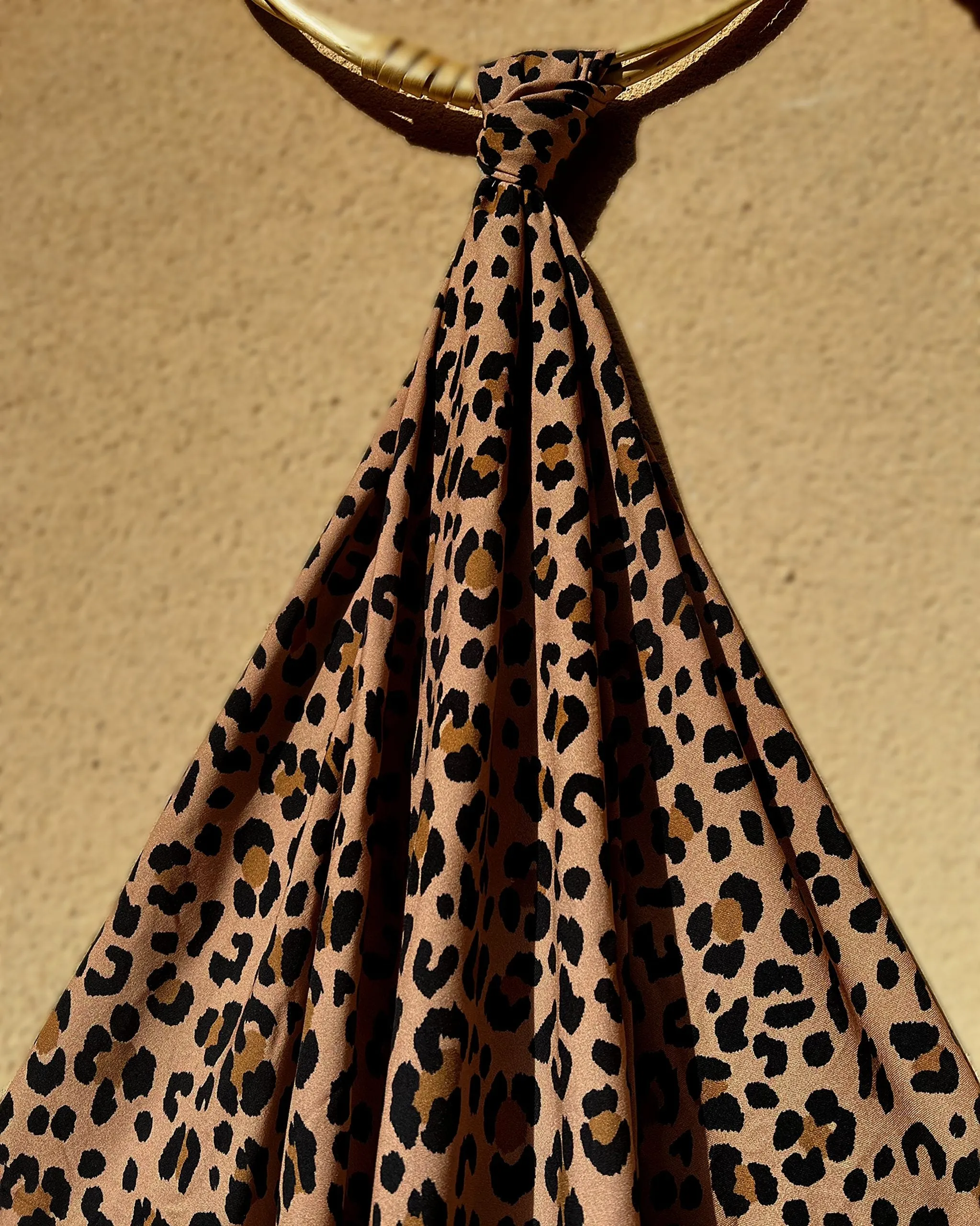 REMNANT 1.46 Metres - My Dress Made - Kiara Leopard Viscose Twill Fabric