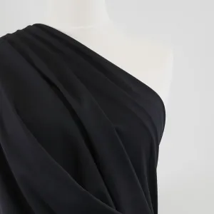 Rome - Navy, Viscose Rich Heavy Ponte de Roma Stretch Fabric Sample