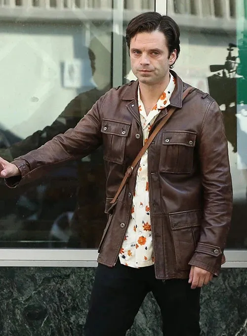 SEBASTIAN STAN A DIFFERENT MAN LEATHER JACKET