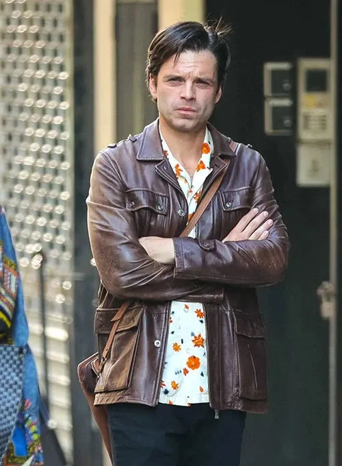 SEBASTIAN STAN A DIFFERENT MAN LEATHER JACKET