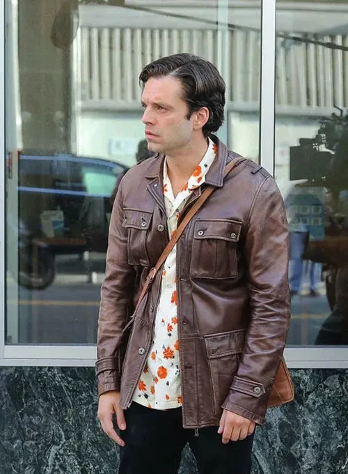 SEBASTIAN STAN A DIFFERENT MAN LEATHER JACKET