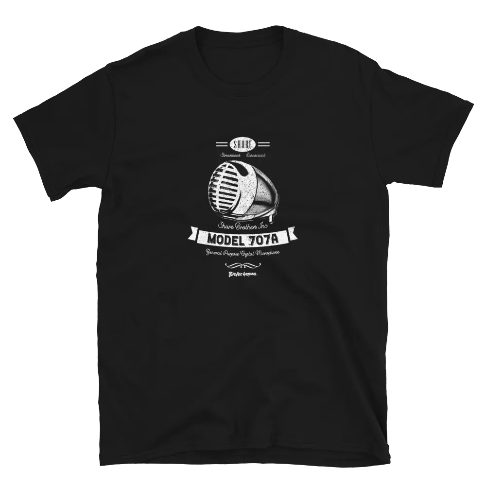 Shure 707A Retro Microphone T-shirt