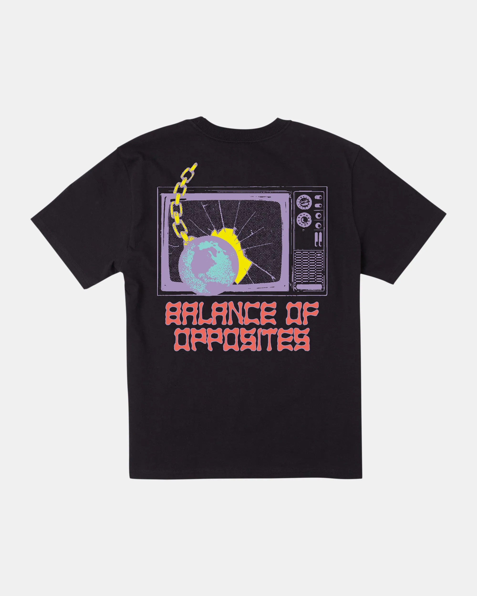 Static Channel Tee - Black