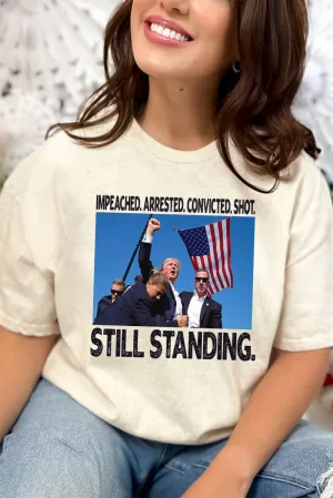 Still Standing Short Sleeve Relaxed Fit T-Shirt