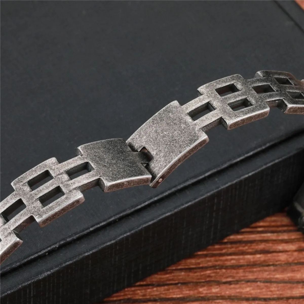 Stylish Italian Black 316L Stainless Steel Openable Kada Bracelet Men