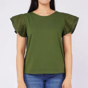 Stylistic Mr. Lee Ladies Basic Tees Relaxed Fit 144072 (Green)
