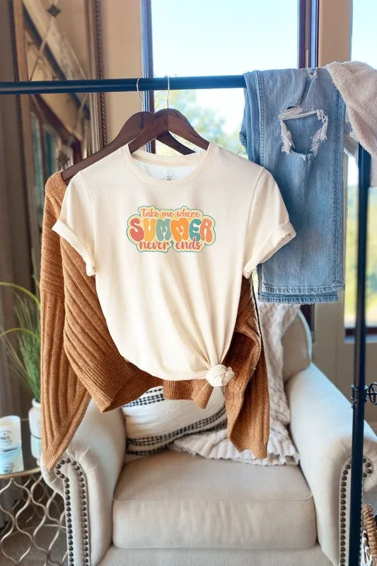Take Me Where Summer Never Ends Graphic Tee