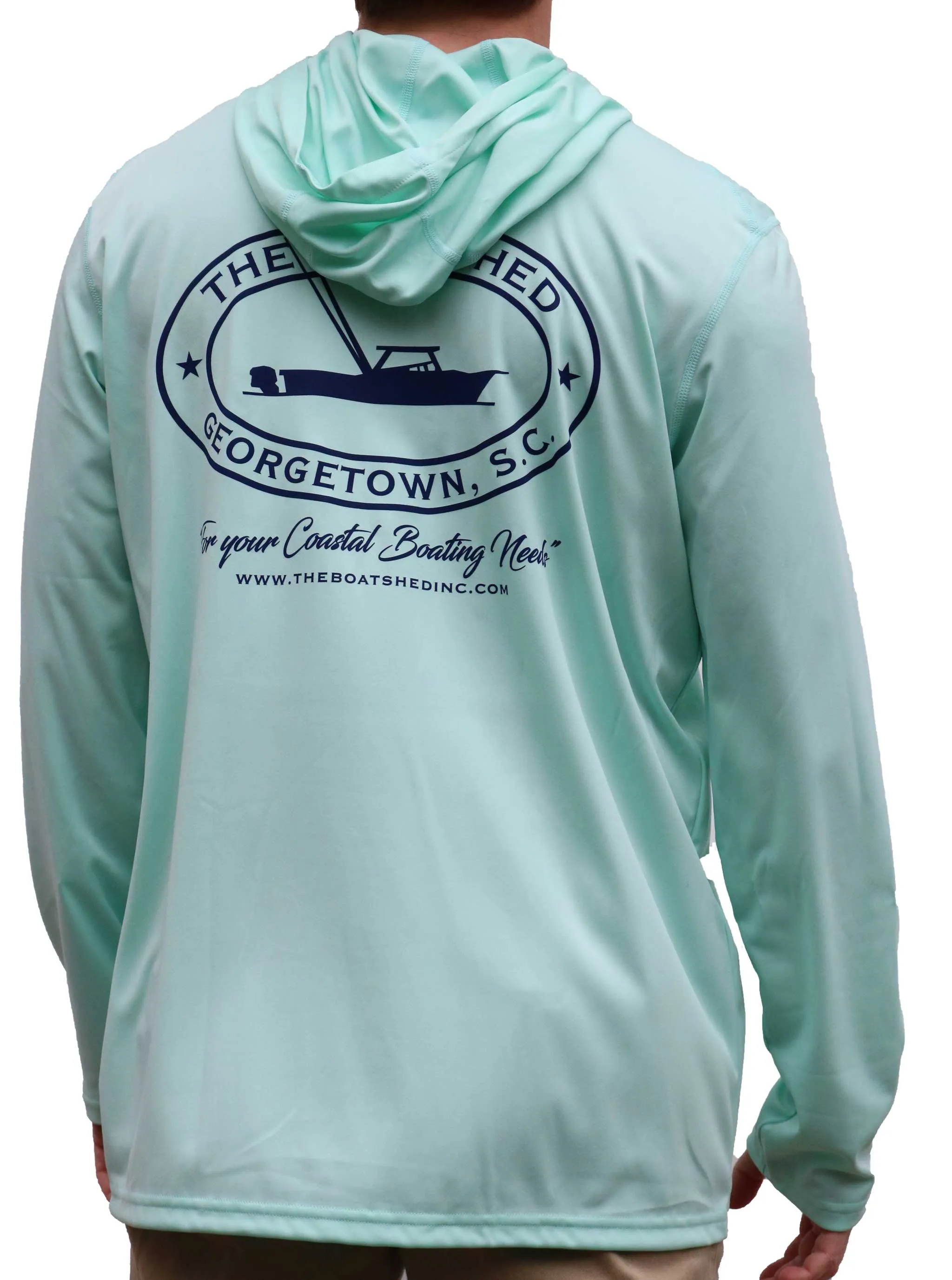The Boat Shed Hooded Performance Shirts