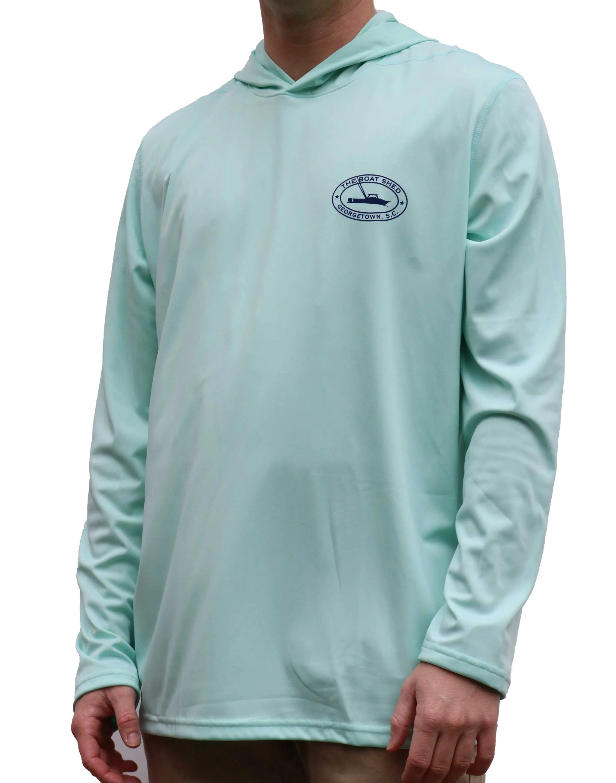 The Boat Shed Hooded Performance Shirts