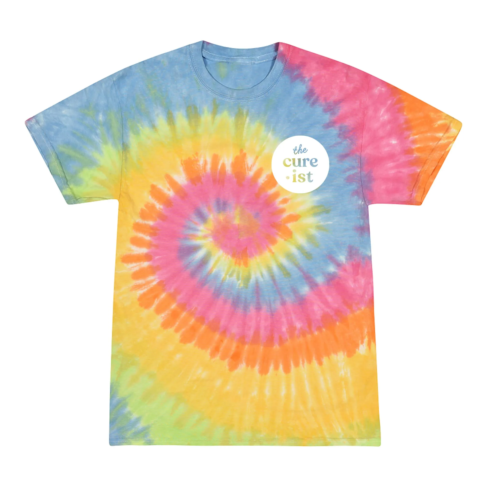 The Cureist Rainbow Tie Dye Tee - Self care for all the feels