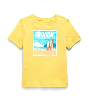 Unisex Short-Sleeve Graphic T-Shirt for Toddler Gold Earth