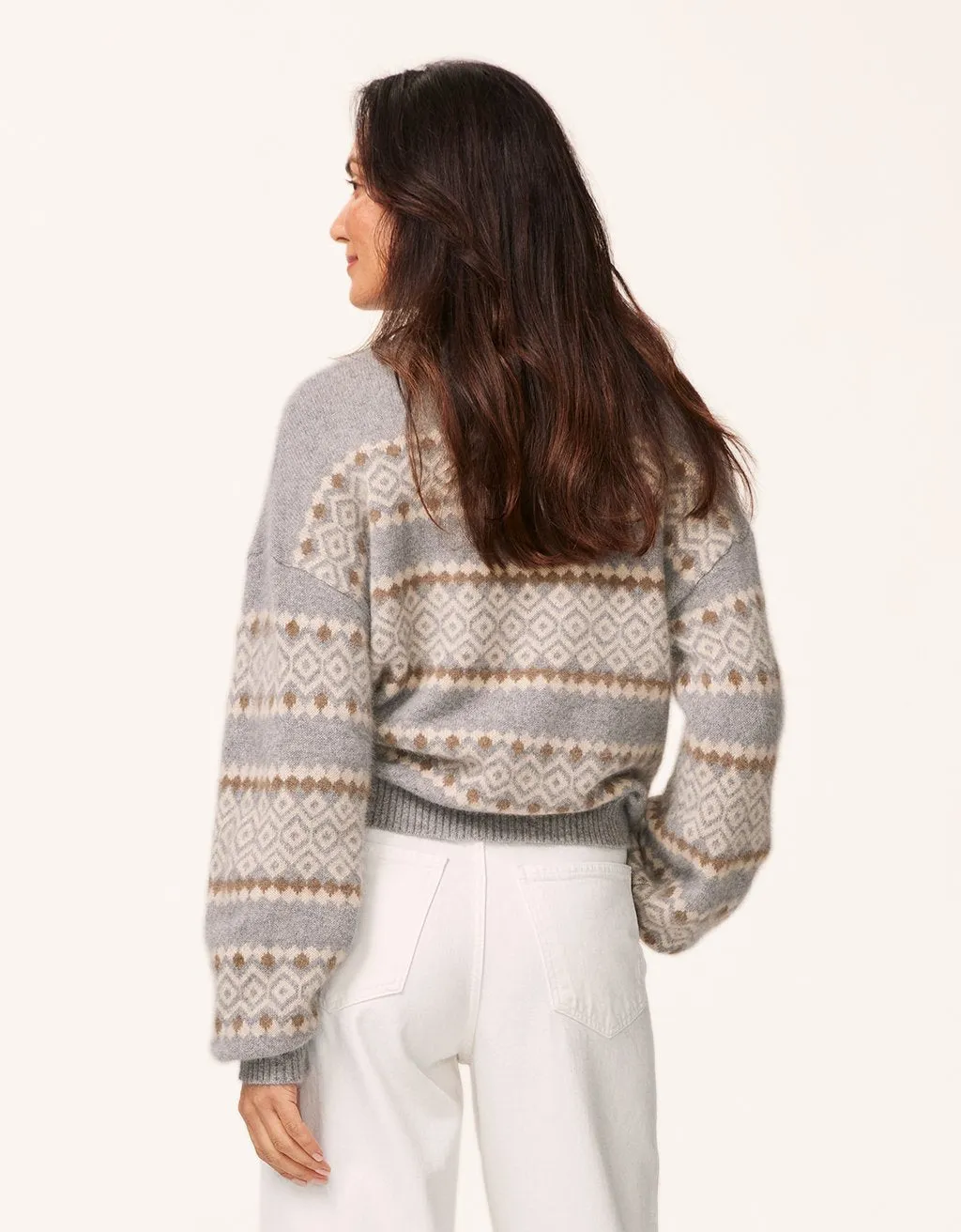 unsubscribed cozy fairisle sweater