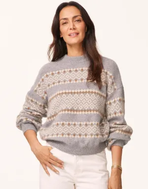 unsubscribed cozy fairisle sweater