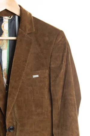Velvet Blazer - Camel