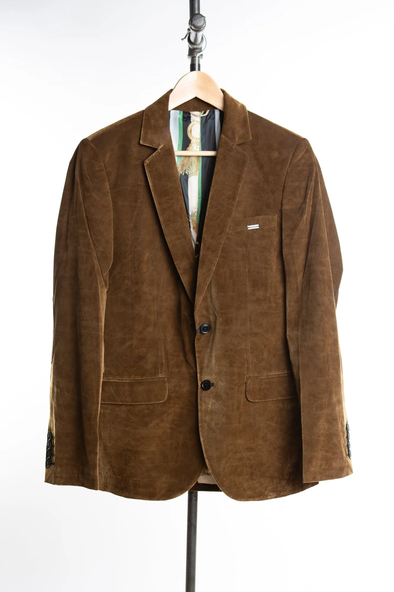 Velvet Blazer - Camel
