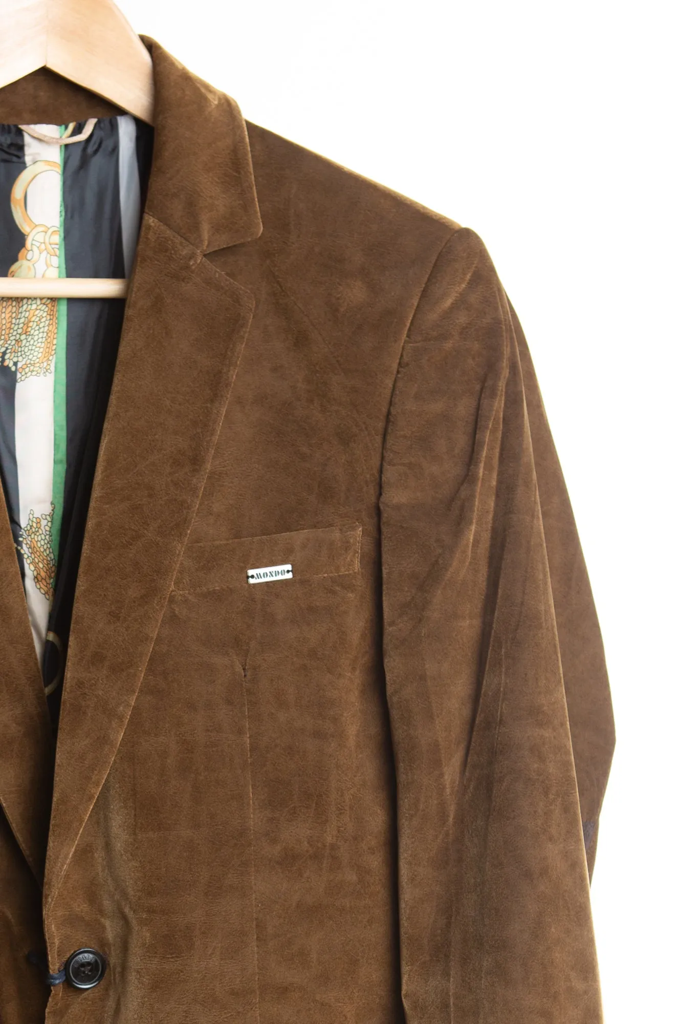 Velvet Blazer - Camel