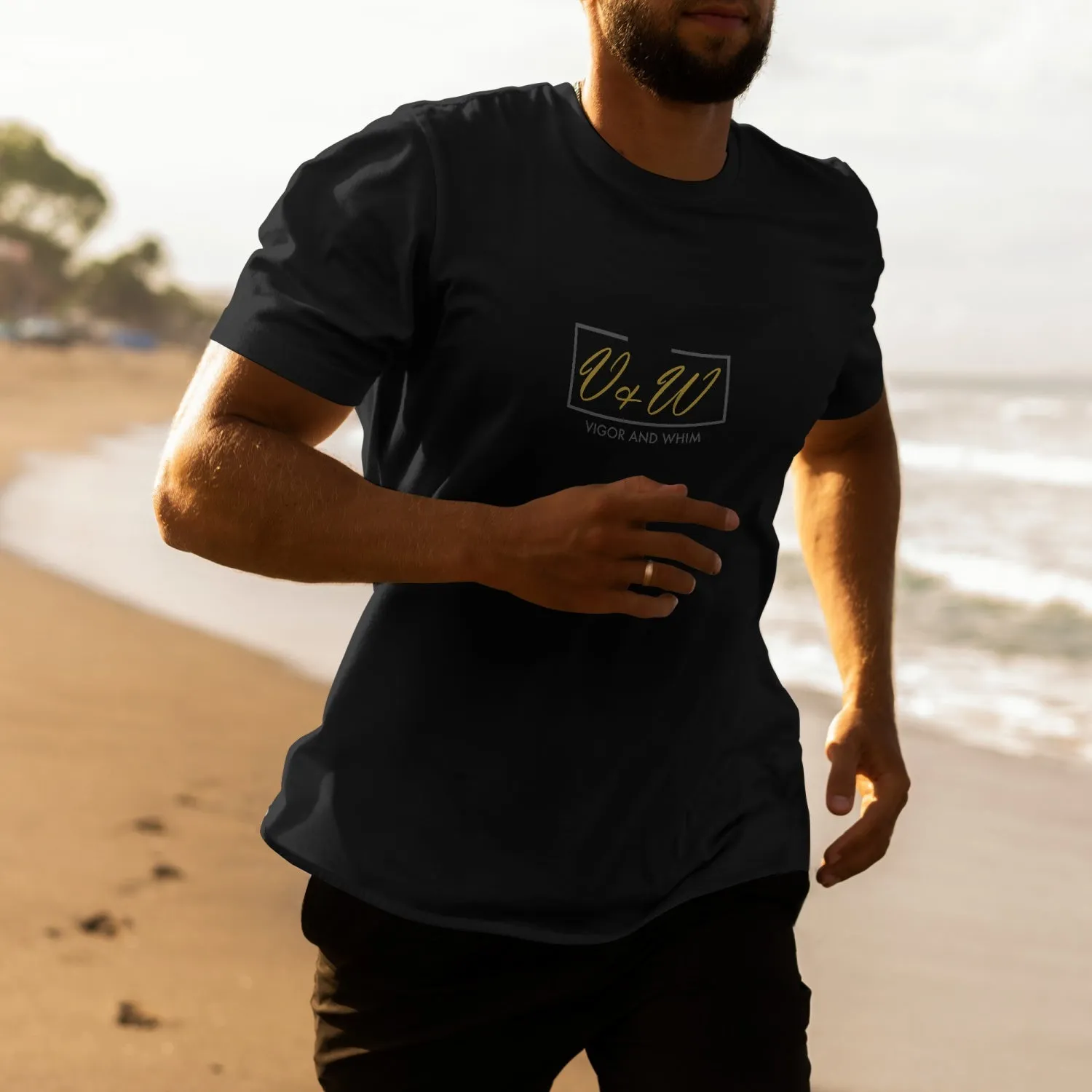 Vigor And Whim, Mens T - Black