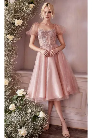Western Dress For Women in Blush By Ladivine CD0187