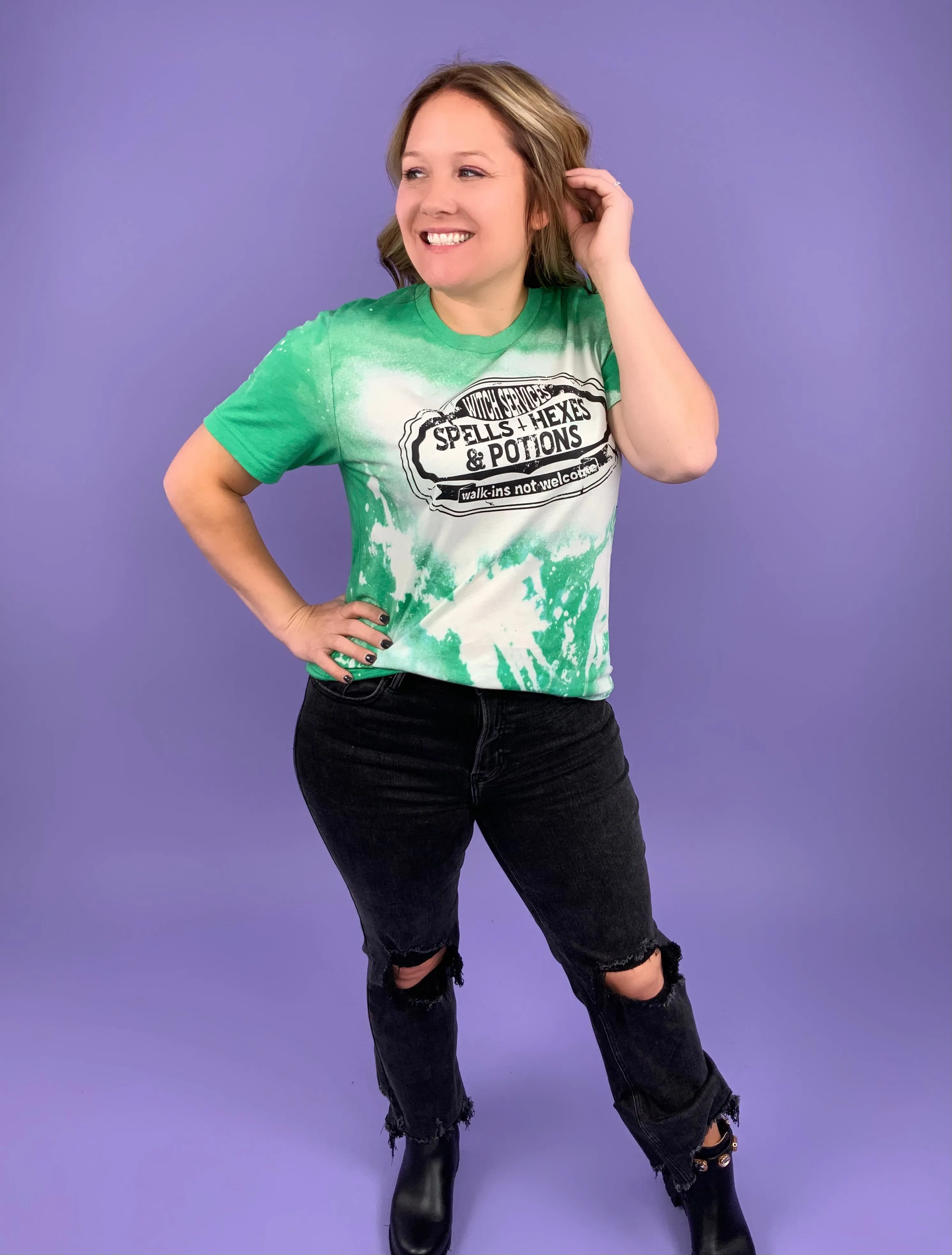 Witch Services - Spells   Hexes & Potions Graphic Tee