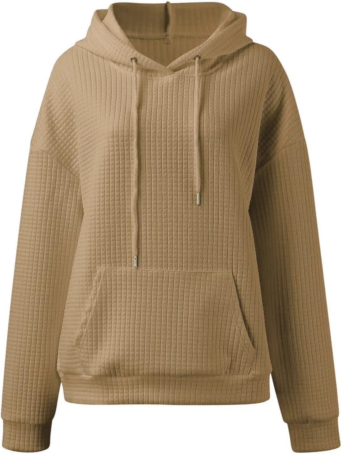 Womens Oversized Hoodies Casual Long Sleeve Drawstring Hooded Sweatshirts Loose Fit Pullover Tops with Pocket