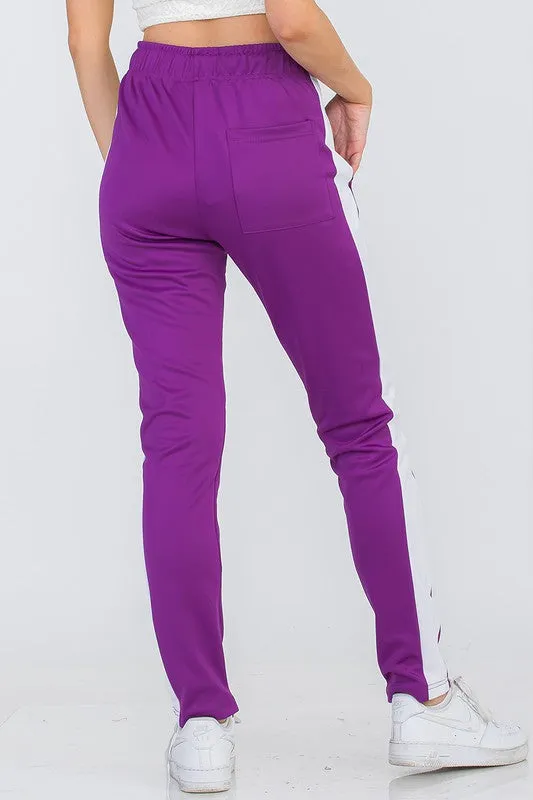 Women’s Track Pant Suit With Single Stripe