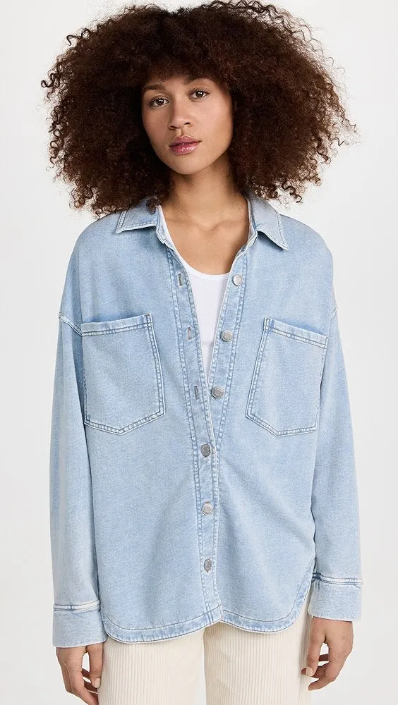 Z Supply Women's All Day Knit Denim Jacket